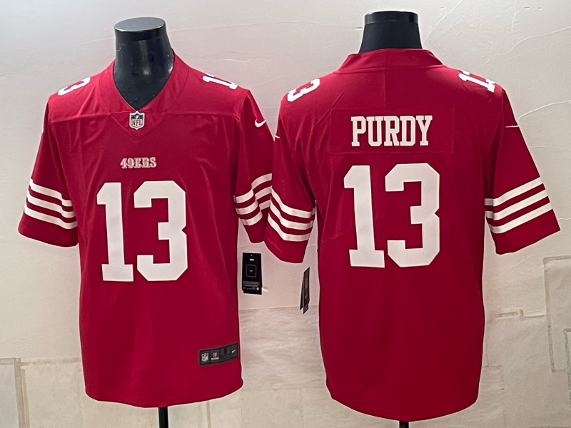 Men 2026 Nike San Francisco 49ers #13 Purdy Red NFL Jersey 1023003->san francisco 49ers->NFL Jersey